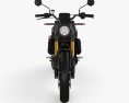 Indian FTR 1200 S 2020 3D 모델  front view