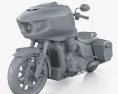 Indian Challenger 2024 3D模型 clay render