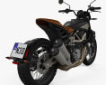 Indian FTR1200 Rally 2024 3d model back view