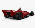 Indycar Short Oval 2018 3D модель back view