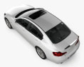 Infiniti G37 轿车 2013 3D模型 顶视图