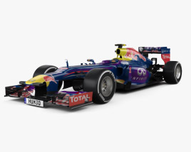 3D model of Infiniti RB9 Red Bull Racing F1 2013