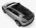 Infiniti QX30 Concept 2015 Modèle 3d vue du dessus