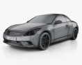 Infiniti Q60 S 敞篷车 2017 3D模型 wire render