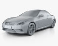 Infiniti Q60 S 敞篷车 2017 3D模型 clay render