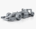 Infiniti RB12 F1 2016 Modello 3D clay render
