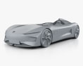 Infiniti Prototipo 10 2018 Modello 3D clay render
