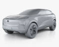 Infiniti QX Inspiration 2020 3d model clay render