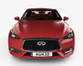 Infiniti Q60 S with HQ interior 2020 3d model front view