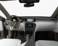 Infiniti QX50 com interior 2021 Modelo 3d dashboard