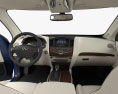 Infiniti QX60 with HQ interior 2019 3d model dashboard