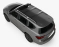 Infiniti QX80 Limited with HQ interior 2022 3d model top view