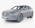 Infiniti QX55 US-spec con interior 2024 Modelo 3D clay render