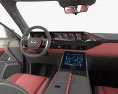 Infiniti QX80 Autograph US-spec with HQ interior 2024 3d model dashboard