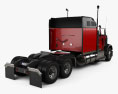 International 9900i Tractor Truck 2014 3d model back view