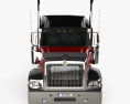 International 9900i Tractor Truck 2014 3d model front view