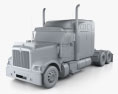 International 9900i Camión Tractor 2014 Modelo 3D clay render