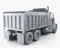 International Paystar 덤프 트럭 2014 3D 모델 