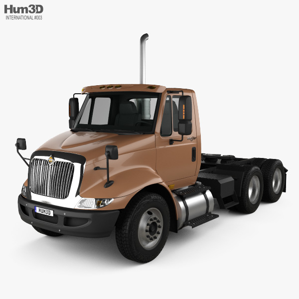 International Transtar Camion Tracteur 2014 Modèle 3D