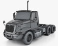 International Transtar Tractor Truck 2014 3d model wire render