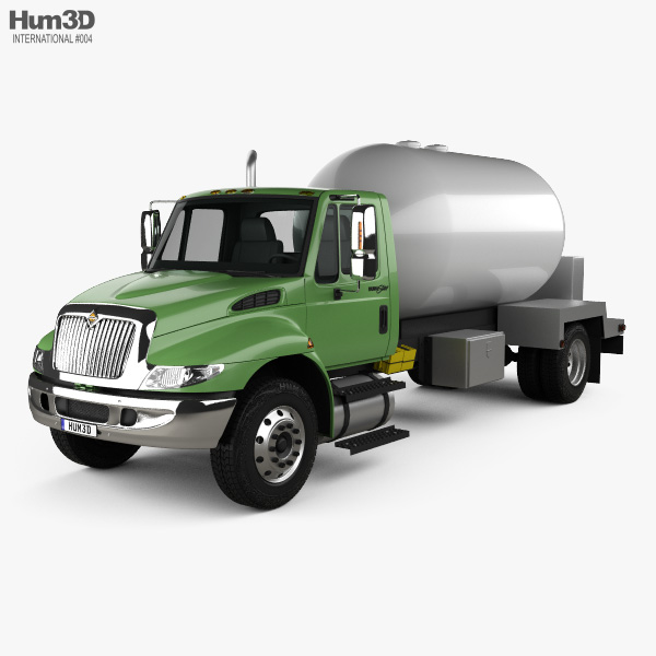 International Durastar Tanker Truck 2014 3D model