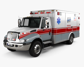 International Durastar Ambulancia 2014 Modelo 3D