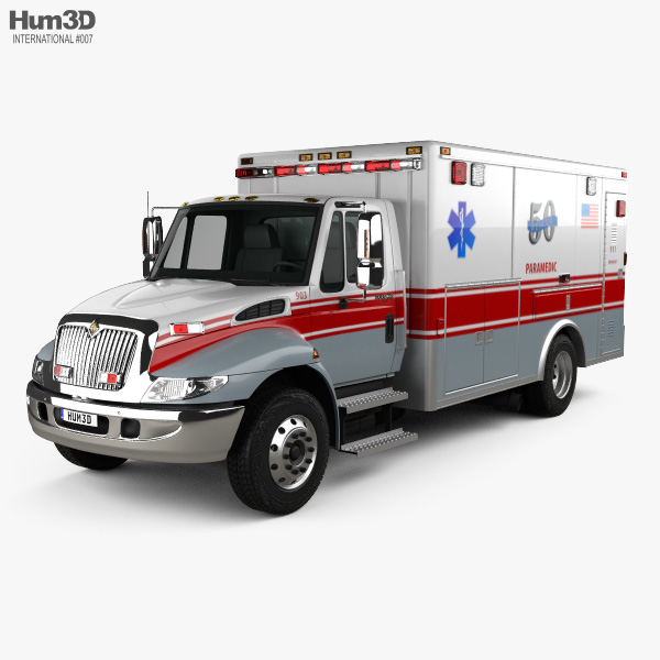 International Durastar Ambulance 2014 3D model