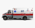 International Durastar Ambulance 2014 3d model side view