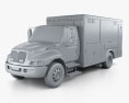 International Durastar Ambulance 2014 3d model clay render