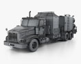 International Paystar Hot Oil Truck 2014 3D модель wire render