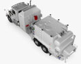 International Paystar Hot Oil Truck 2014 Modello 3D vista dall'alto