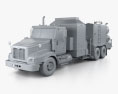 International Paystar Hot Oil Truck 2014 3D модель clay render