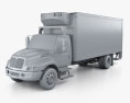 International Durastar 箱型トラック 2014 3Dモデル clay render
