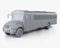 International Durastar Correction Bus 2007 3D 모델  clay render