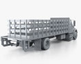 International DuraStar Flatbed Truck 2015 Modello 3D