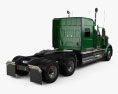 International LoneStar Sattelzugmaschine 2015 3D-Modell Rückansicht