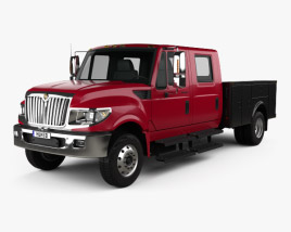 International TerraStar Подвійна кабіна Service Truck 2015 3D модель