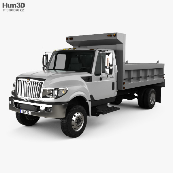International TerraStar Dump Truck 2015 3D model