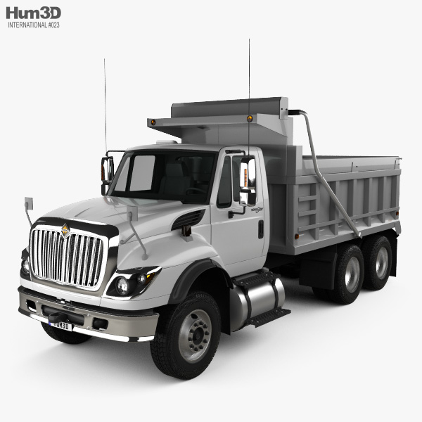 International WorkStar 덤프 트럭 2015 3D 모델 