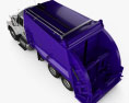 International WorkStar Garbage Truck Rolloffcon 2015 3d model top view