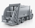 International WorkStar Garbage Truck Rolloffcon 2015 3d model