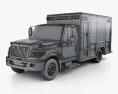 International TerraStar Ambulance Truck 2015 3d model wire render