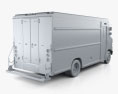 International 1552SC P70 UPS Truck 2018 Modello 3D
