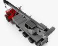 International HX620 Crane Truck 2019 3d model top view