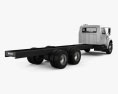 International 4900 Chassis Truck 2013 3d model back view