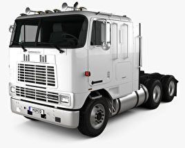 International 9600 트랙터 트럭 1998 3D 모델 