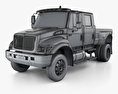 International CXT Pickup Truck 2008 3D模型 wire render