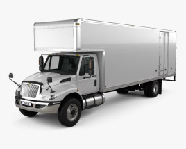 International Durastar 4700 Box Truck 2015 3D model