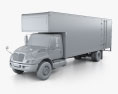 International Durastar 4700 Box Truck 2015 Modello 3D clay render