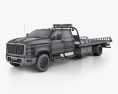 International CV Crew Cab Rollback Truck 2021 3Dモデル wire render
